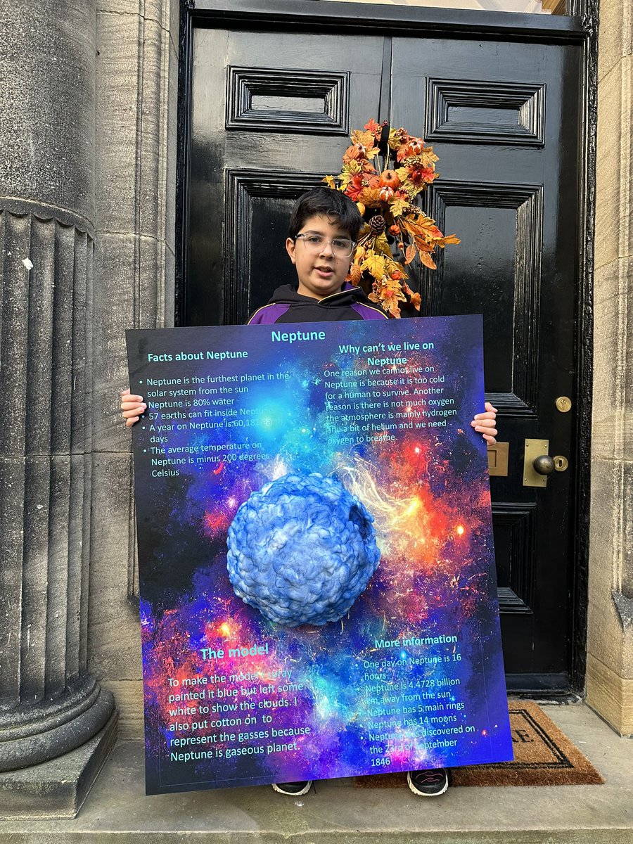 Science project, planet Neptune