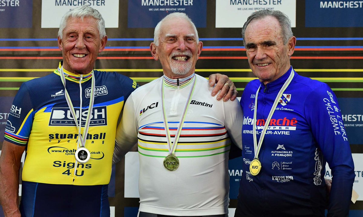 Summary report: 2023 UCI World Masters Track Cycling Championships

The third day of competition at the World Masters took place on Monday when 15  world titles were awarded with the Great Britain nation the winner of most <a href="/SANTINI_SMS/">Santini Cycling</a> rainbows (5)
velouk.net/2023/10/03/202…