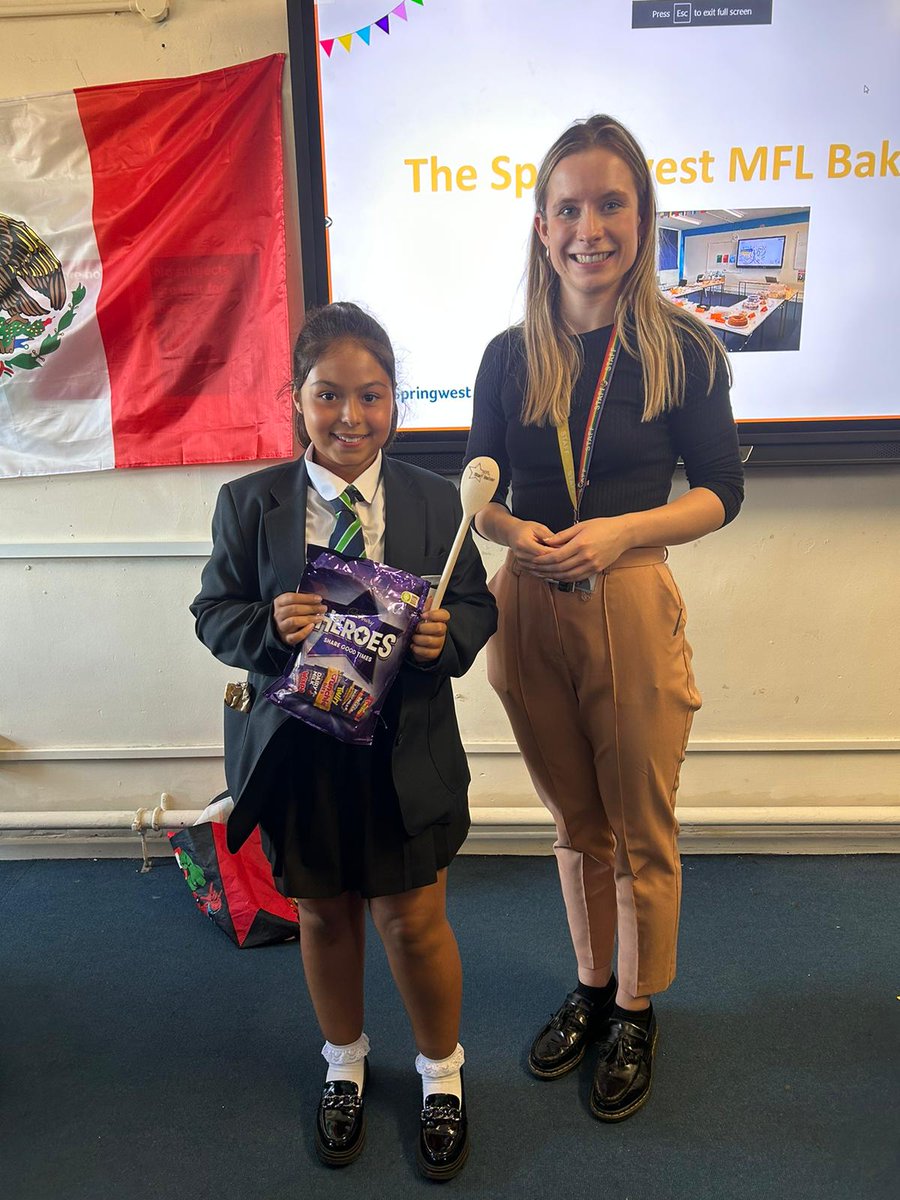 Congratulations to Sarah in Year 7 on winning last week's MFL Bake Off for <a href="/SWAChristiansen/">Springwest Academy - Christiansen House</a> House!