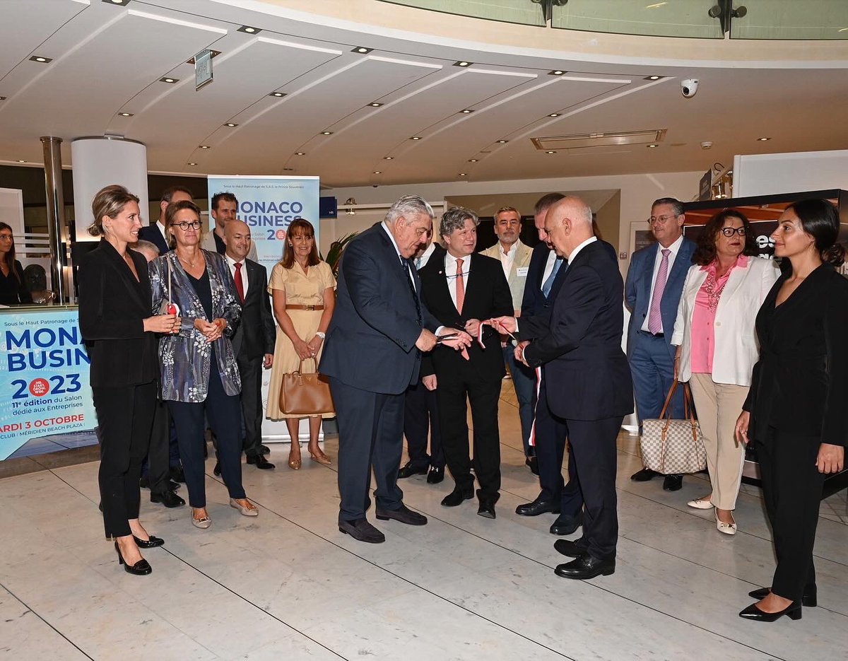 🤝Nous sommes ravis d'annoncer l'ouverture du 11ème Salon du Monaco Business, inauguré par S.E.M. Pierre Dartout, Ministre d'Etat.

Rejoignez-nous pour une journée dédiée aux entreprises, à l’innovation et aux opportunités🌍

#MonacoBusiness #Innovation 
#Networking #monaco