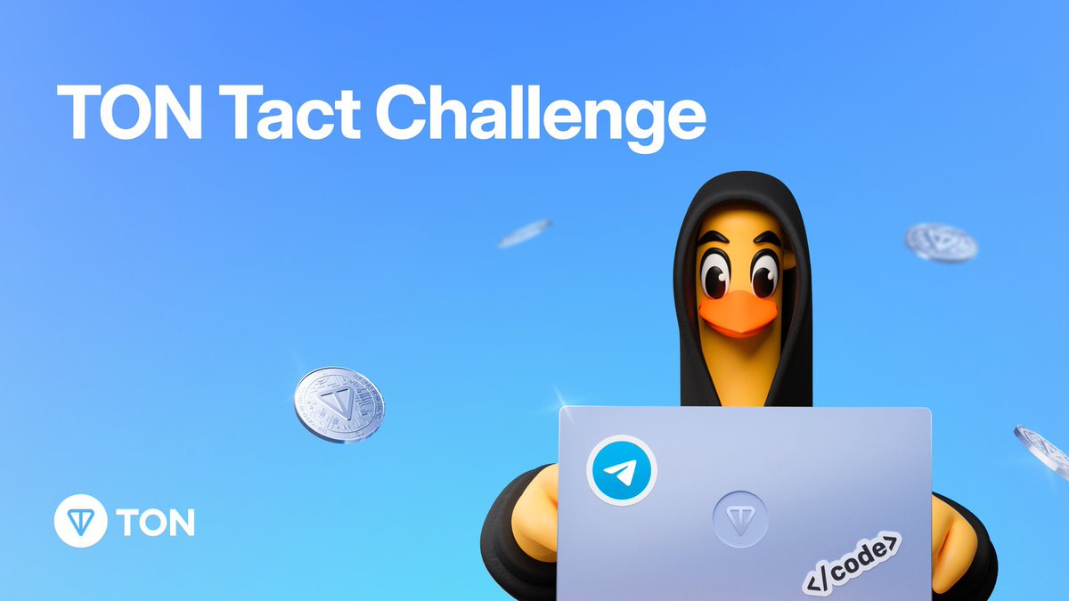 TON Tact Challenge is here! Calling all devs - from pros to newcomers - to explore Tact programming and craft smart contracts on #TON! 🛠️ 💰 $30K prize pool 🚦 Tasks go live on Oct 3rd 🗓️ Till Oct 10th Registration & details: tactchallenge.com