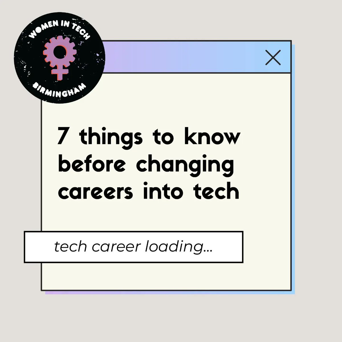 Women In Tech Birmingham tweet media