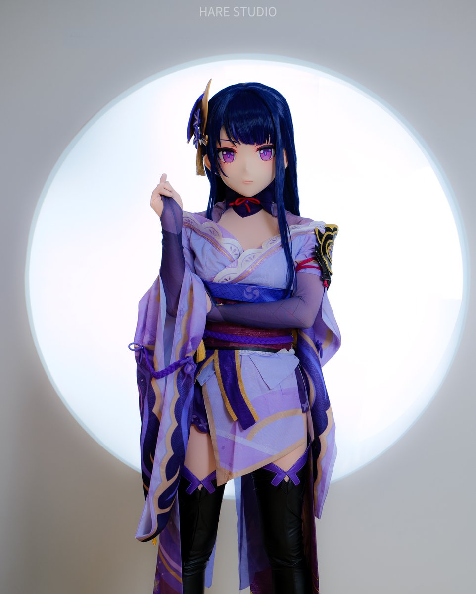全頭面原神 やわらか 雷電将軍着ぐるみ マスク kigurumi 全頭面原神 やわらか 雷電将軍着ぐるみ マスク kigurumi