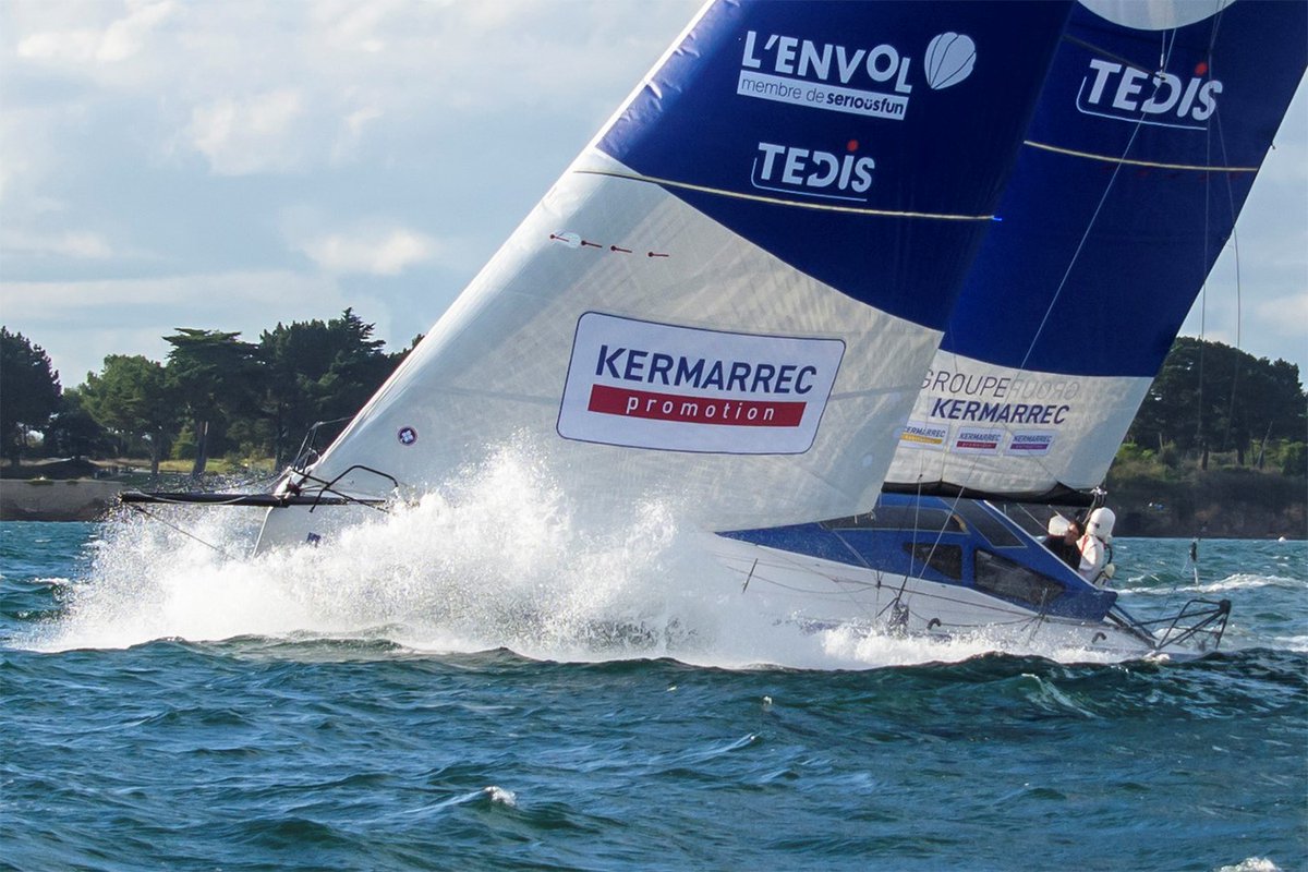 [TRANSAT JACQUES VABRE 2023] ⛵ Kermarrec Promotion s’engage !

Nous avons la fierté et le plaisir de vous annoncer que nous soutenons le plus jeune équipage de la course, réalisée à bord d'un #Class40 aux couleurs de #KermarrecPromotion ! 
🗓️29.10.23 : Le Havre > La Martinique
