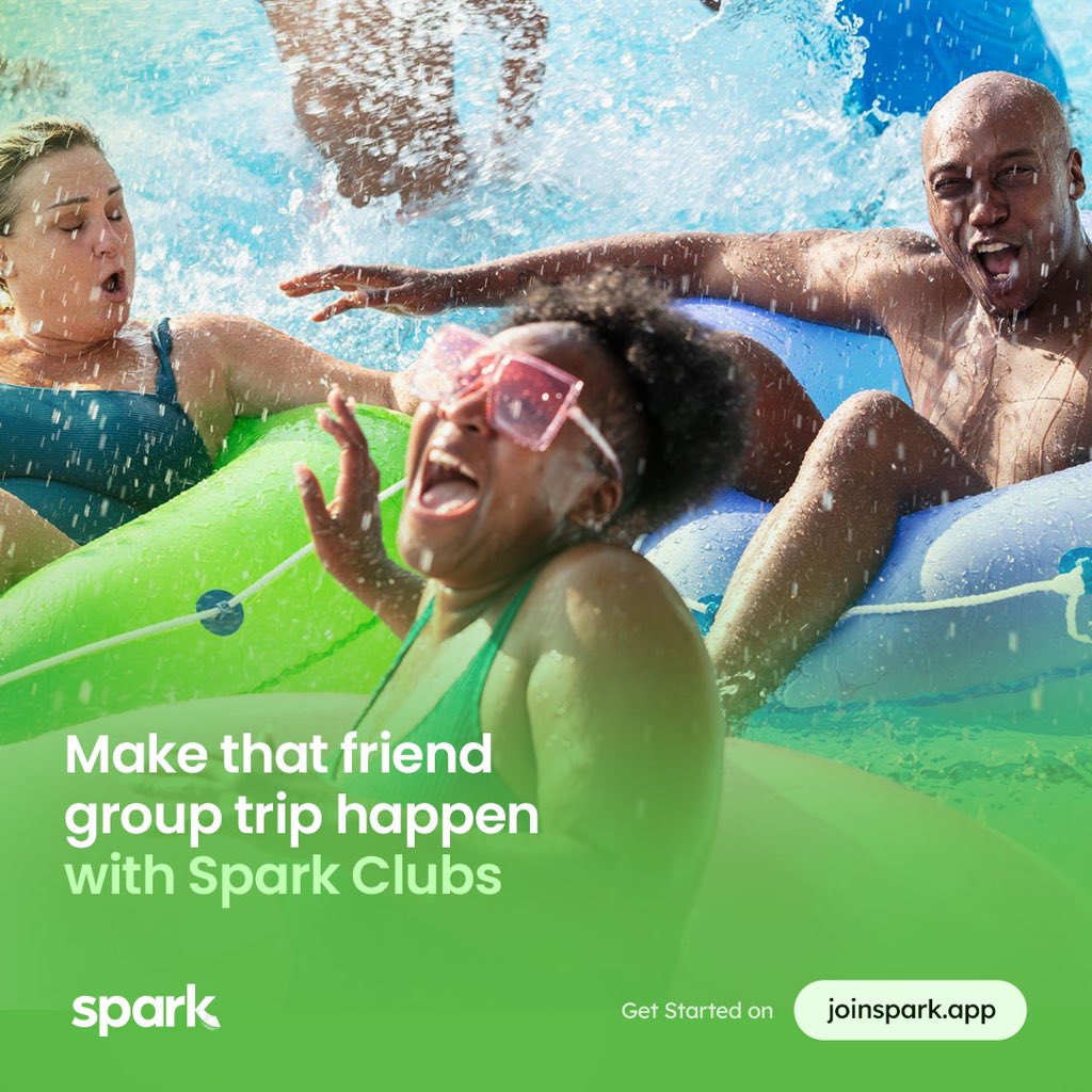 It's as easy as this. If you've been trying and failing to get your friend trip out of the group chat, Spark's got you!

With Spark Clubs, you can make it happen!
.
.
#SparkSocial #Sparkclubs #groupsgofar #Friendstrip