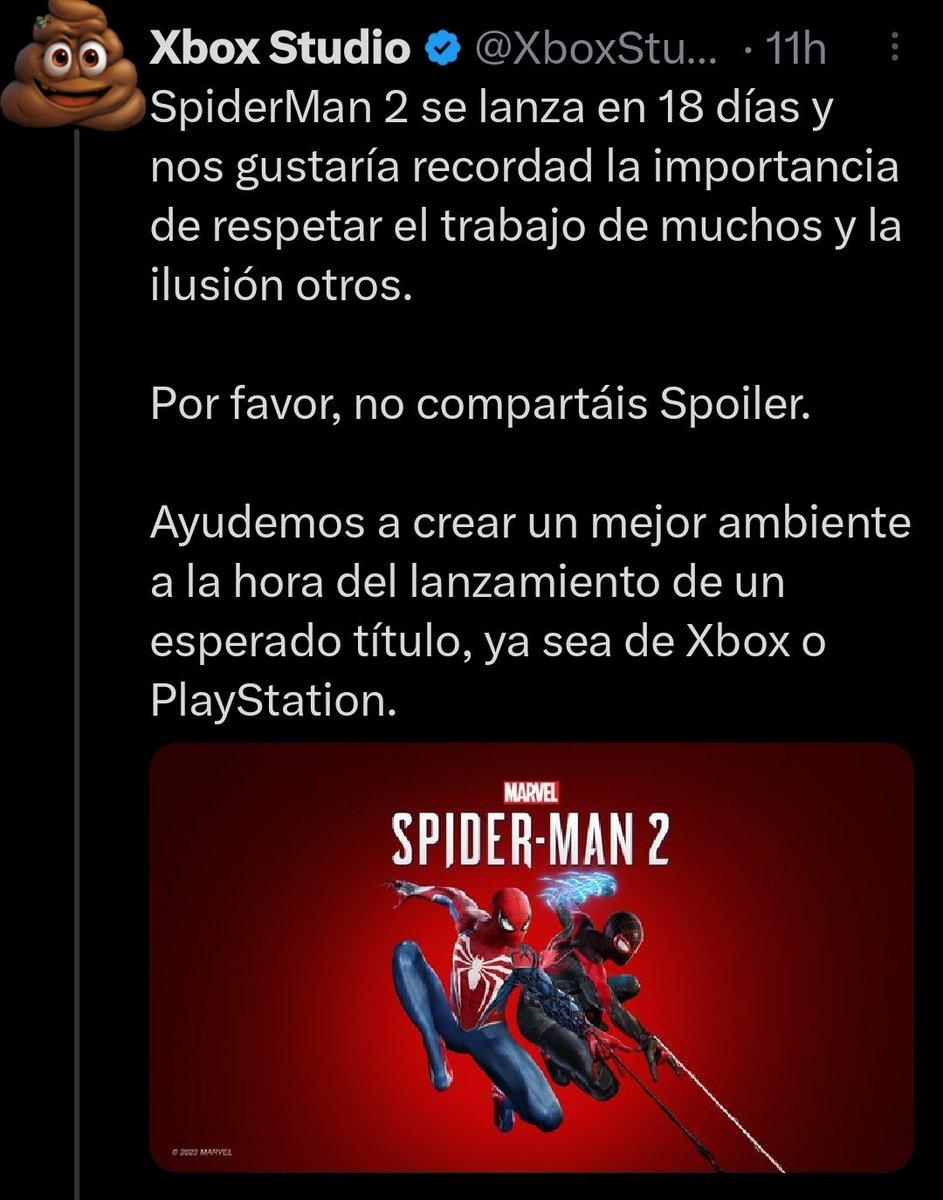 PhilaSpencer's tweet image. Es más fácil parecer bueno, que apuntar a los que lo hacen, no vaya a ser que aparezcan los mismos que te siguen 🤭
#XbotStudio #SpiderMan2PS5