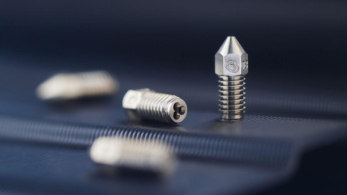 BondtechAB's tweet photo. Bondtech CHT CSP nozzle.
A #BondtechCHT nozzle for #Creality #Spider hotends.
Coming soon. https://t.co/6UI1yJfTiD