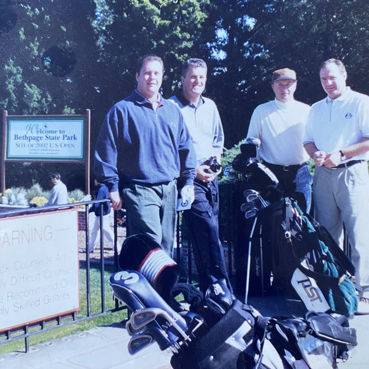 jmckenziej's tweet photo. Good luck to the Team at Bethpage Black as they begin their countdown to ⁦@rydercup⁩ 2025 ⁦@RyderCupUSA⁩ - Played there in 2000 - so tough ! https://t.co/VXAx7jzFbV