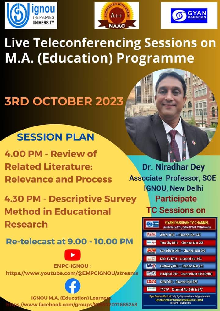 School of Education, IGNOU (@soeignou) on Twitter photo 