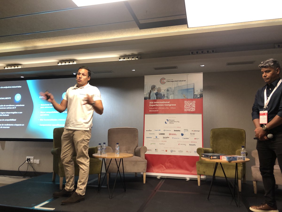 info_CCI's tweet photo. Mateo Madariaga y Bruno Carvalho comparten experiencia sobre la evolución hacia un modelo gestionado para ampliar y mejorar las capacidades de detección y respuesta frente a ciberamanazas industriales - @KasperskyES hoy en #CCIcon21 

https://t.co/mYmyUkkNKP https://t.co/BOG4AF4cgQ