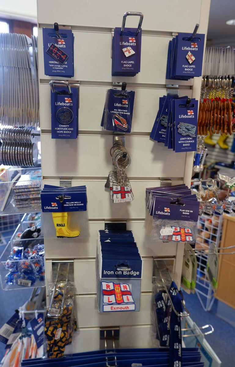 Our Exmouth RNLI Shop at the Lifeboat Station, Queens Drive, Exmouth opens 10am to 5pm daily.

There's a wide range of cards,toys, clothing and a new range of gifts for all ages

#RNLI #lifesaver #exmouth #rnlishop #giftshop #charityshopping

More here : exmouthlifeboat.org.uk/exmouth-rnli-s…