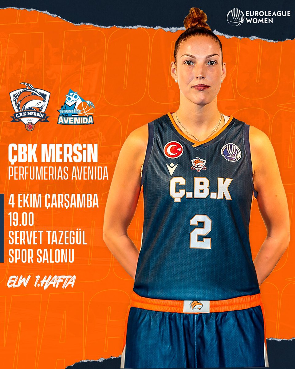 CBKMersin's tweet photo. 🔥 Maça Doğru
🆚 Perfumerias Avenida
🏆 EuroLeague Women  1. Hafta
🕓 19.00
📍 Servet Tazegül Spor Salonu
📺 YouTube EuroLeague Women

#WeAreCBK #euroleaguewomen #Mersin https://t.co/mzkTznR9NK