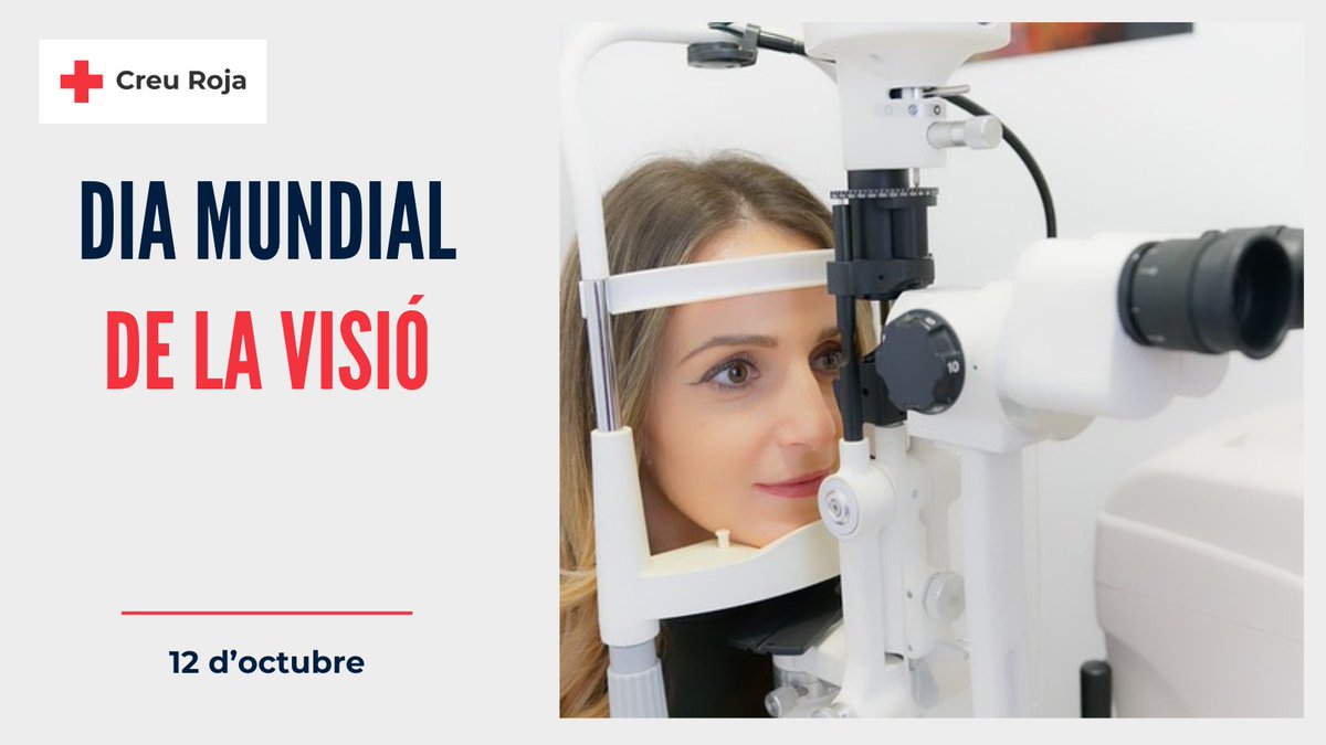 CreuRoja_Salut's tweet photo. En el Dia Mundial de la Visió, prenem un moment per conscienciar-nos sobre les diverses afeccions visuals, els seus tractaments i l'esperança de la prevenció i la cura. La vista és un tresor, protegeix-la i mantén la teva salut ocular. 👁️👁️ #DiaMundialdelaVisió #SalutOcular https://t.co/Trw4DtRu9A
