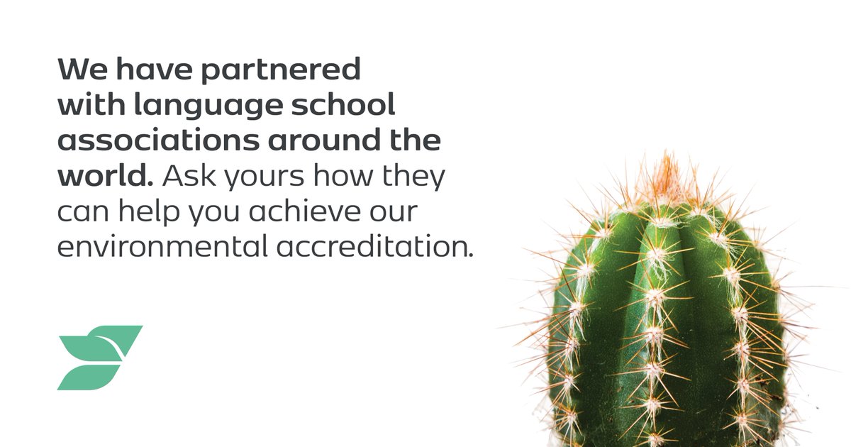 Thank you to all our partners for encouraging your member language schools take environmental action.

If you want to know more about joining #GreenStandardSchools contact us or your language association. 

Our future needs every school on the path to #GreenLanguageTeaching 💚