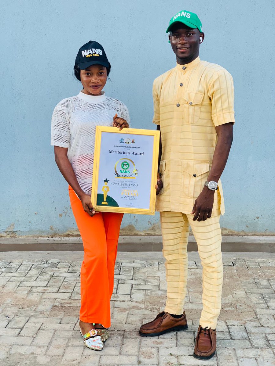 Nansoyostate's tweet photo. NANS JCC OYO AXIS Honored with Omoluabi Award for Exceptional Leadership https://t.co/sK6CflhLD2
