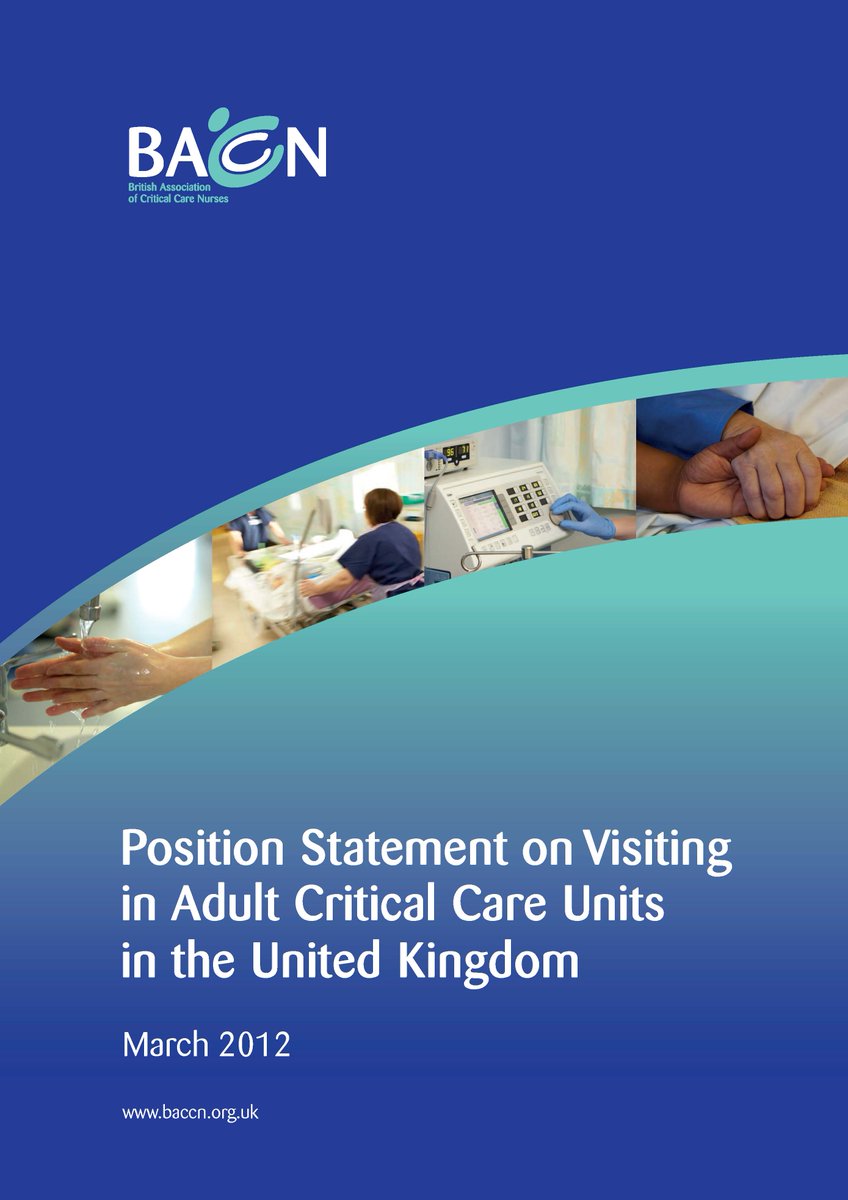BACCN members - would you be interested in updating the BACCN Position Statement on visiting adult critical care units in the United Kingdom? Please check your membership locker to find out more information and how to apply.