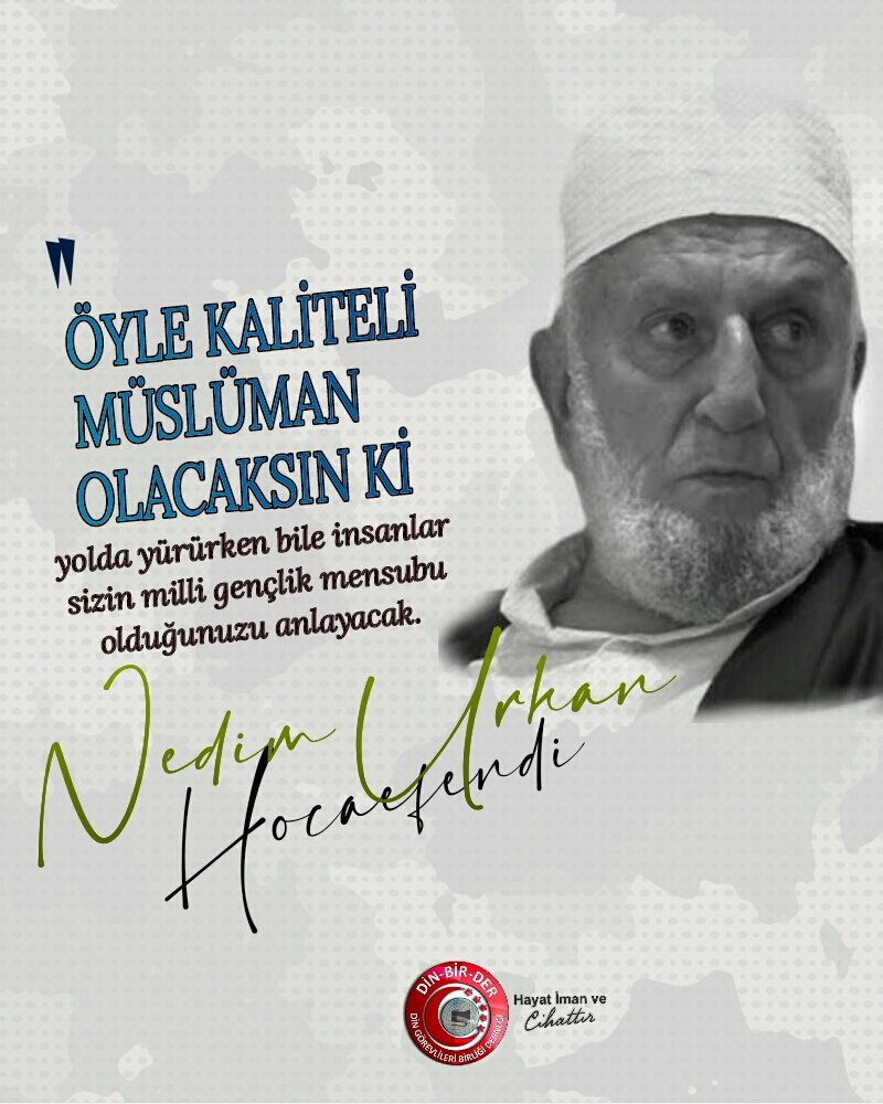 dinbirder's tweet photo. Vefatının sene-i devriyesinde Nedim Urhan Hocaefendi'yi rahmetle anıyoruz. https://t.co/JvH79K6dMK