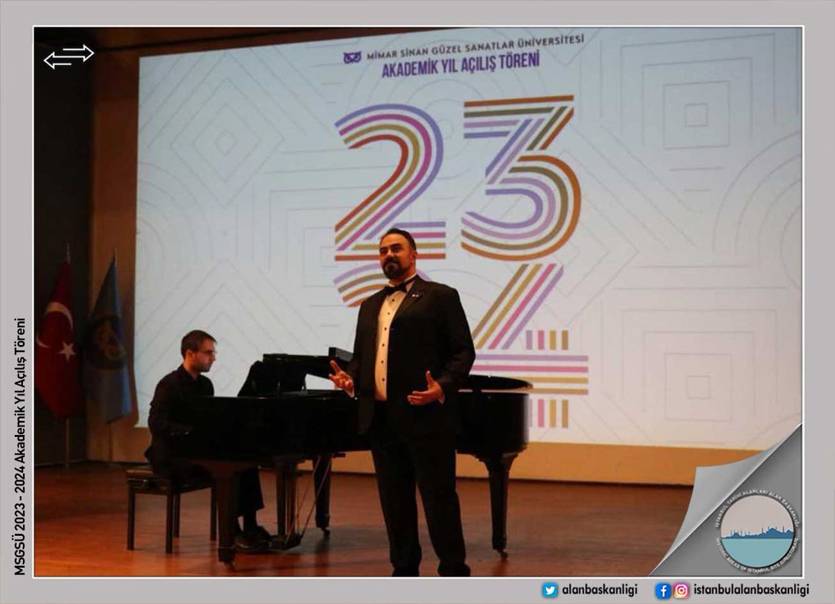Mimar Sinan Güzel Sanatlar Üniversitesi'nin 2023 - 2024 Akademik Yıl Açılış Törenine katıldık, nazik daveti için Sayın Rektör Prof. Dr. Handan İnci Elçi’ye teşekkür eder, yeni Akademik yılın tüm Hocalarımız ve Öğrencilerimize hayırlı olmasını dileriz.
#mimarsinanüniversitesi