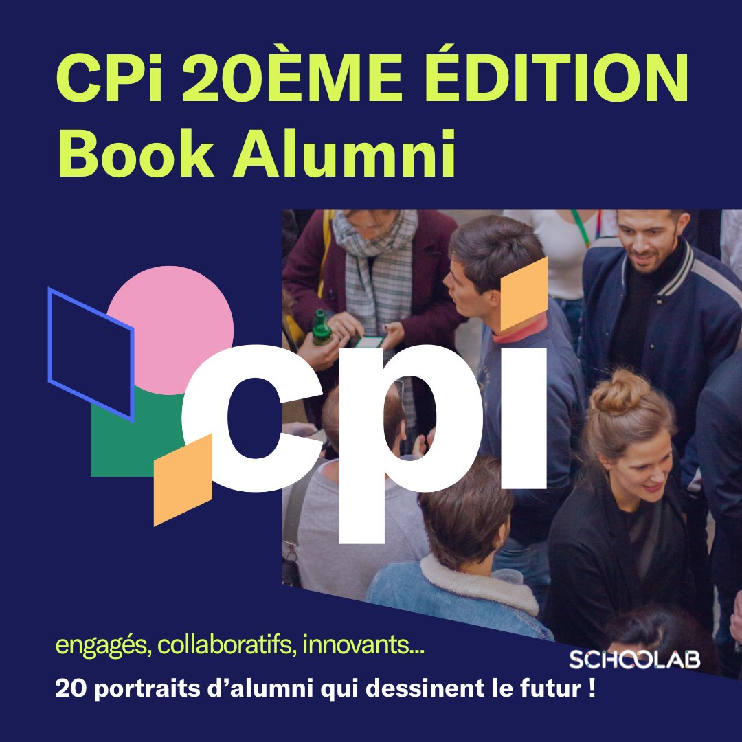 Découvrez les histoires inspirantes de 20 alumni CPi !

🚀 Le CPi, Création de Produit Innovant, réunit des élèves et des entreprises depuis 2005. 

Pour fêter la 20ᵉ édition, découvrez 20 parcours exceptionnels ! 📚

theschoolab.com/landing/book-c…