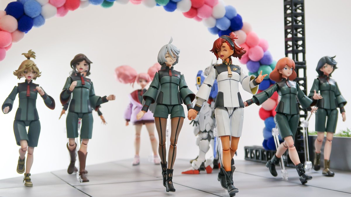 Re_JI_N_'s tweet image. 実は #GBWC 参加していましたが、1次通らず残念…。

皆が楽しく学園生活を送っていたら…という想いを込めた、僕の #水星の魔女 の集大成でした。作品名は「アスティカシア全校集会！」
この後のツリーにベース全景他の写真も載せるので、供養にぜひ見てください！
#GBWC2023 #GBWC11th