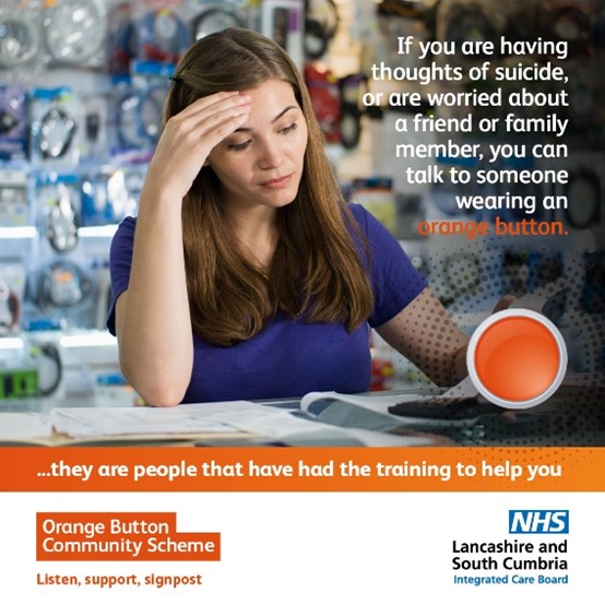 CSAP_LSAB's tweet photo. π Your struggles are never too heavy to share.
If you're battling thoughts of suicide or concerned about someone, look for the orange button. Trained individuals are here to listen and support.
Help is out there β¬οΈ
https://t.co/IktBWBcM23
#OrangeButtonCommunityScheme https://t.co/Hlj6PNBGxp
