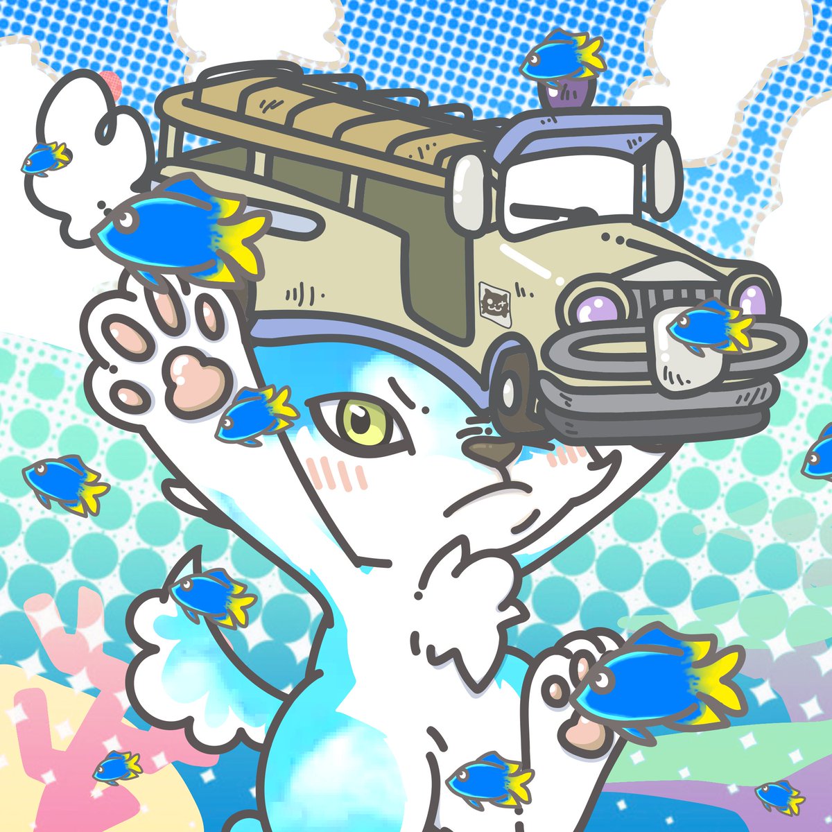 sora20578633's tweet image. パッパラー🌈CNPPマカミ召喚🌈
#CNPP