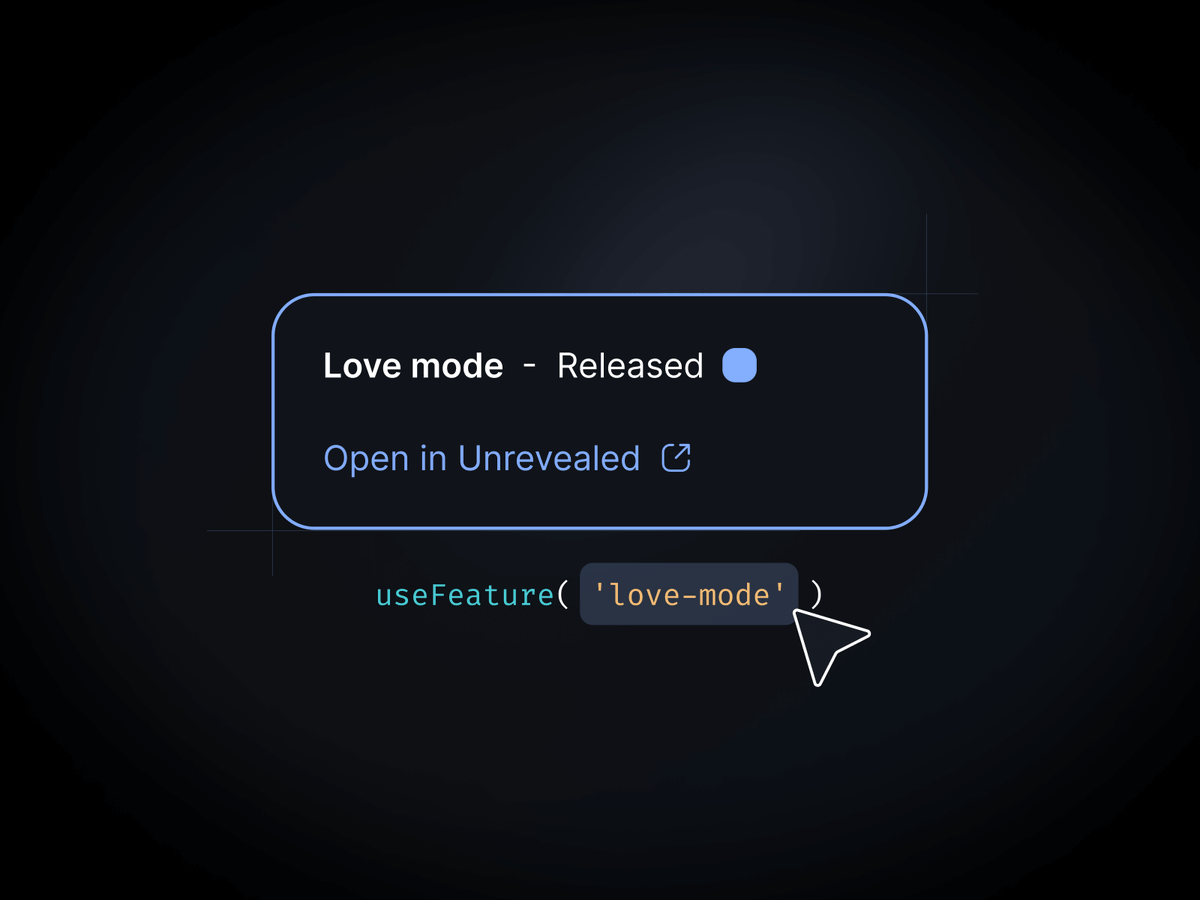 View the state of your feature without leaving your editor 😱🤯

Thanks to our VSCode extension 🤓

Non developer friendly ≠ Developer unfriendly.
(It's not because they are smart that we have to make it hard for them 😜)

Try it yourself with <a href="/UnrevealedHQ/">Unrevealed</a>
