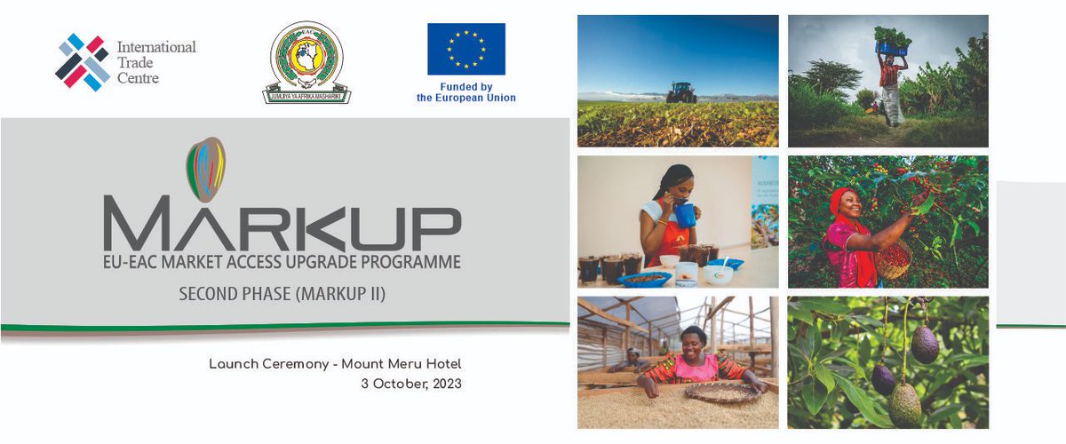 #Happeningtoday! European Union-East African Community MARKUP II launch For more information, visit 👉 rb.gy/303ix