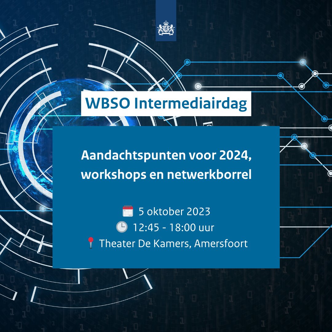 De WBSO Intermediairdag 2023 komt eraan! Op 5 oktober kun je onder andere 2 van onderstaande workshops volgen:

- Chemie &amp; Life Sciences
- Kosten/uitgaven en controles
- ICT
- Maakindustrie: IBE en HighTech-Design

➡️ rvo.nl/evenementen/wb…

#WBSO #InnovatieFinancieren