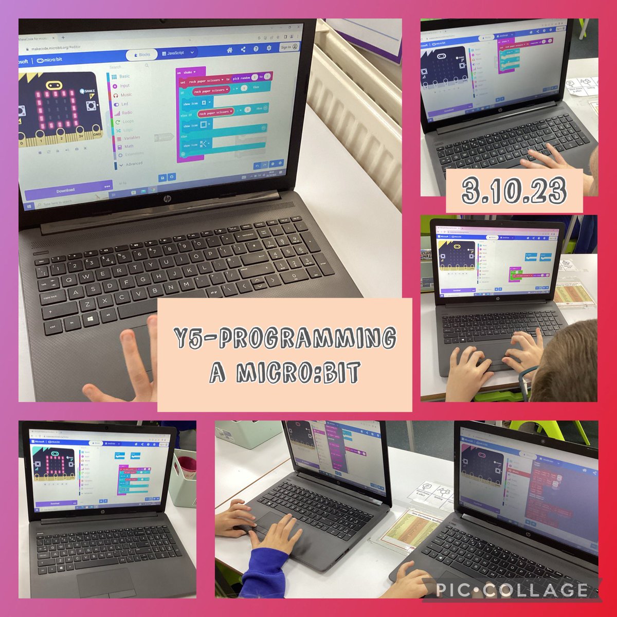 This morning Year 5 <a href="/BanksRoadSch/">Banks Road Primary School</a> have been introduced to the Micro:bit, a small programmable device. They used variables and conditional statements to create an interactive rock, paper!scissors game. #Microbit <a href="/MGLWorldNews/">MGLWorld.com</a>