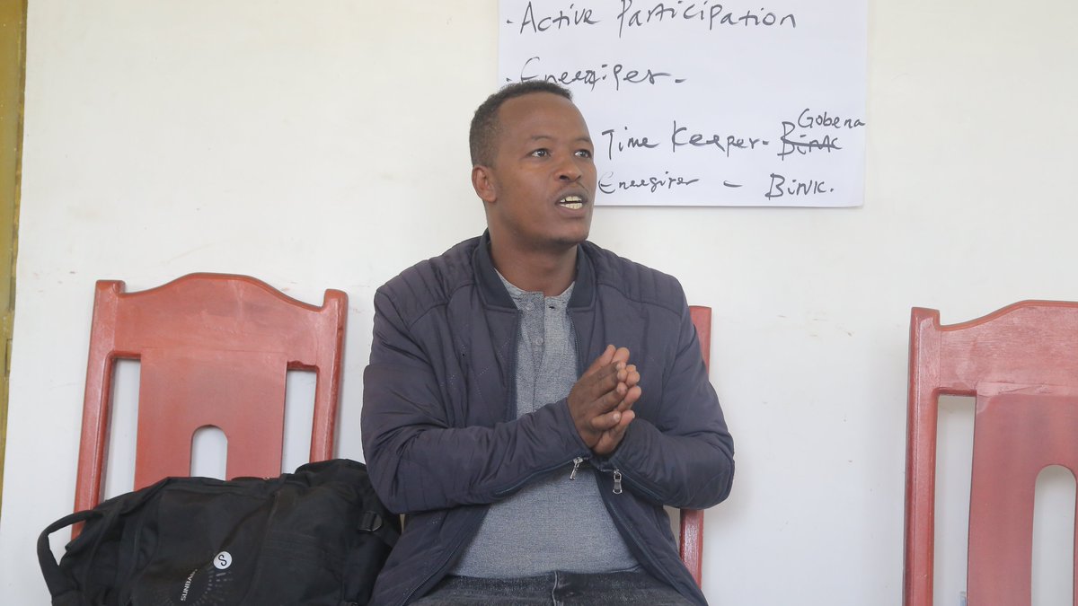 COWASHIV's tweet photo. Day 1: Meaza Kebede, COWASH IV Gender and Inclusion specialist, kicked off the training with a session on gender and disability inclusion interventions. https://t.co/a3BqEOyw4k