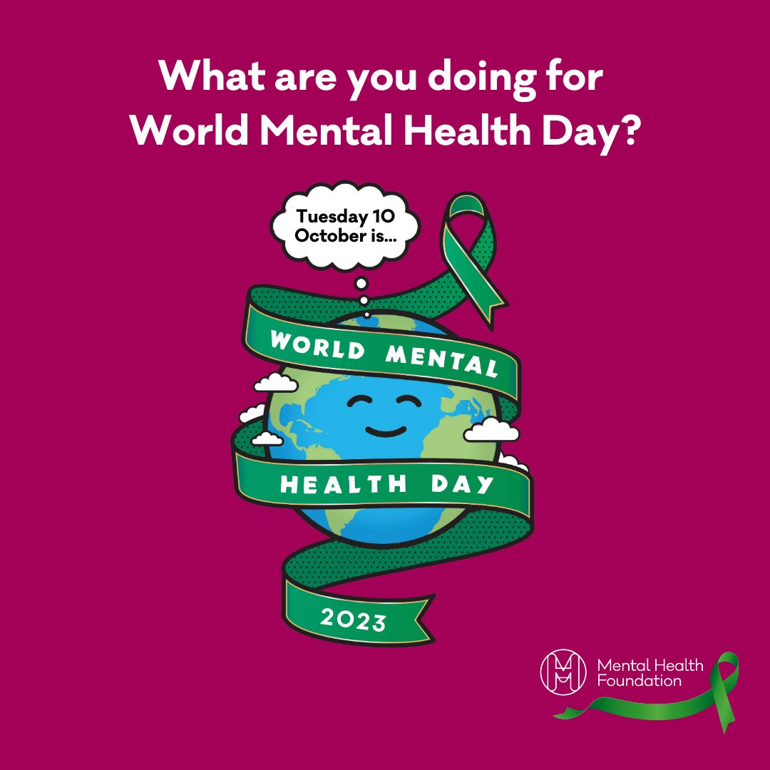 It's one week to go until World Mental Health Day! How are you getting involved with the day? 💚 #WMHD #WMHD2023 #WorldMentalHealthDay