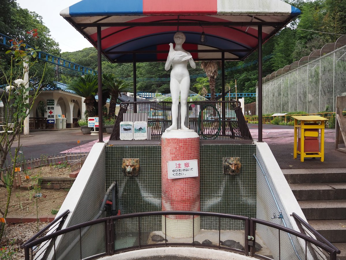 B_spot_explore's tweet photo. 株式会社が運営する岡山市の池田動物園。山の斜面に作られていて意外と広い動物園は、いたるところでレトロを実感。入口では中国から来た珍獣のオブジェがお出迎え。チンパンジーにはUFOキャッチャーでエサやりができる。
https://t.co/aZOovu1ddw https://t.co/YkZE99SnO8