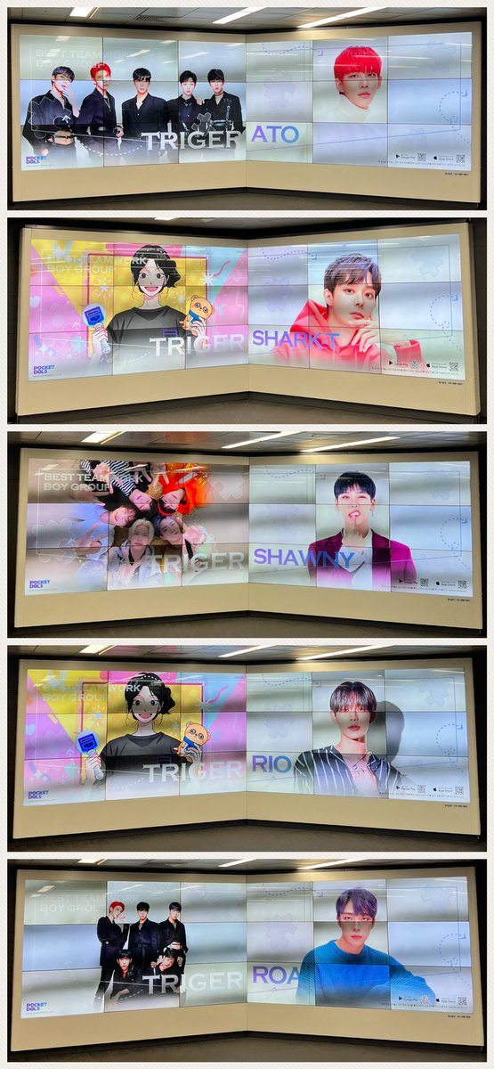 bmagijp's tweet photo. POCKETDOLS BEST TEAMWORK 1st place👑
Seoul, Hongdae Media Board, October 1-15, 2023
오늘도 감동✨😭💕 행복한 3일간 고마워❤️🩷💛🩵💚
#triger #트리거 #トリガー
#shawny #샤니 #シャニ
@triger_official @trigger_jp https://t.co/rfwyR6M8as