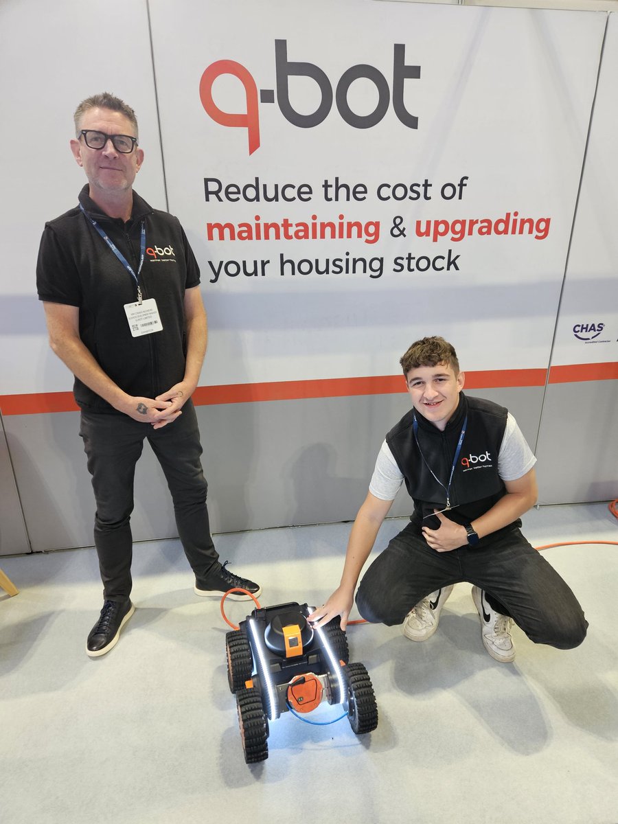 Here we go <a href="/UK_CW/">UK Construction Week</a> is live and <a href="/QBot_UK/">Q-Bot</a> are next to the #roboticstheatre looking forward to discussing #decarbonisation, #robotics and #retrofit with a wide audience over the next 3 days.  Come say hello