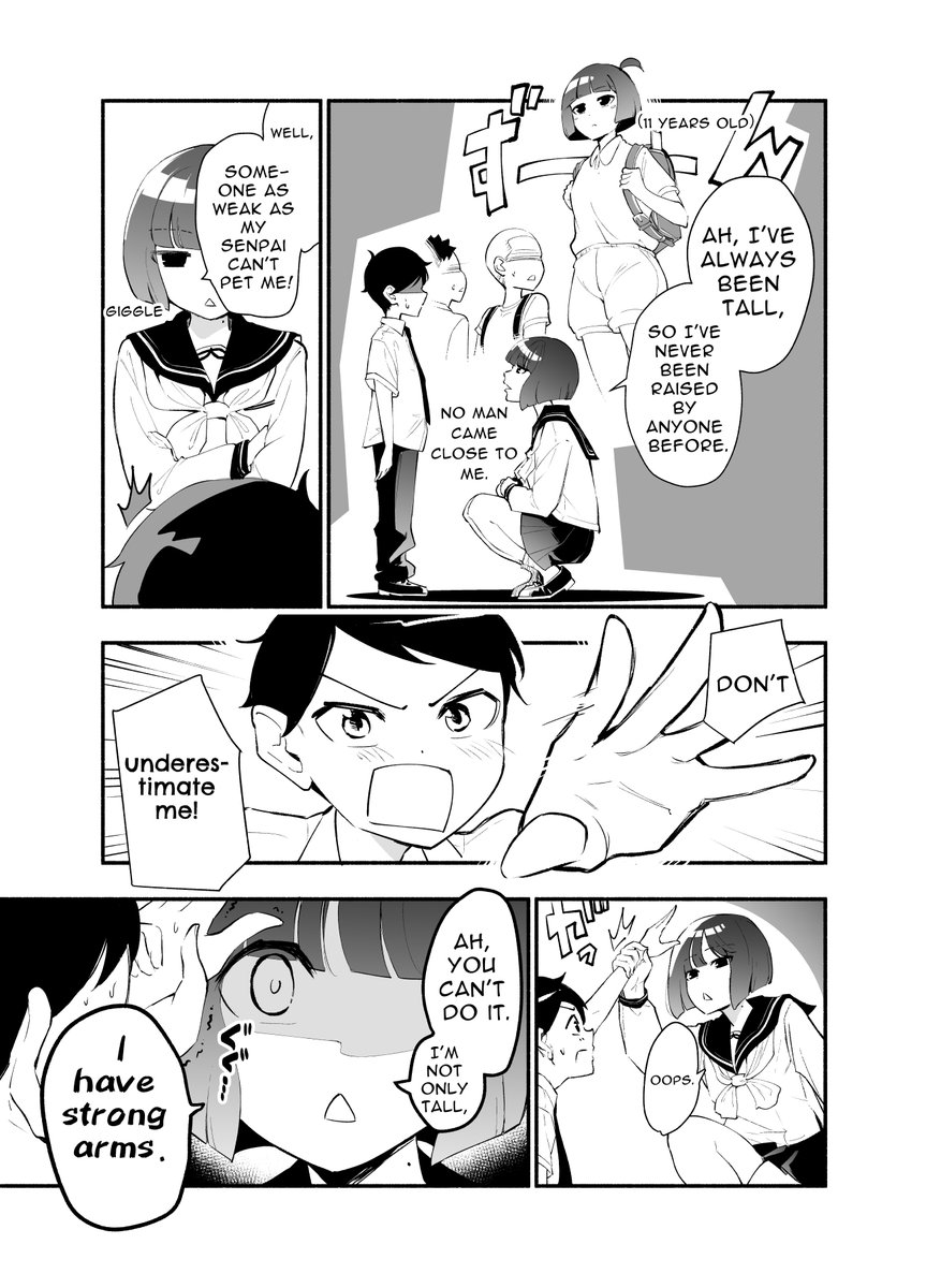 Tall girl Kohai & Short Boy Senpai
Episode 1(2/2)