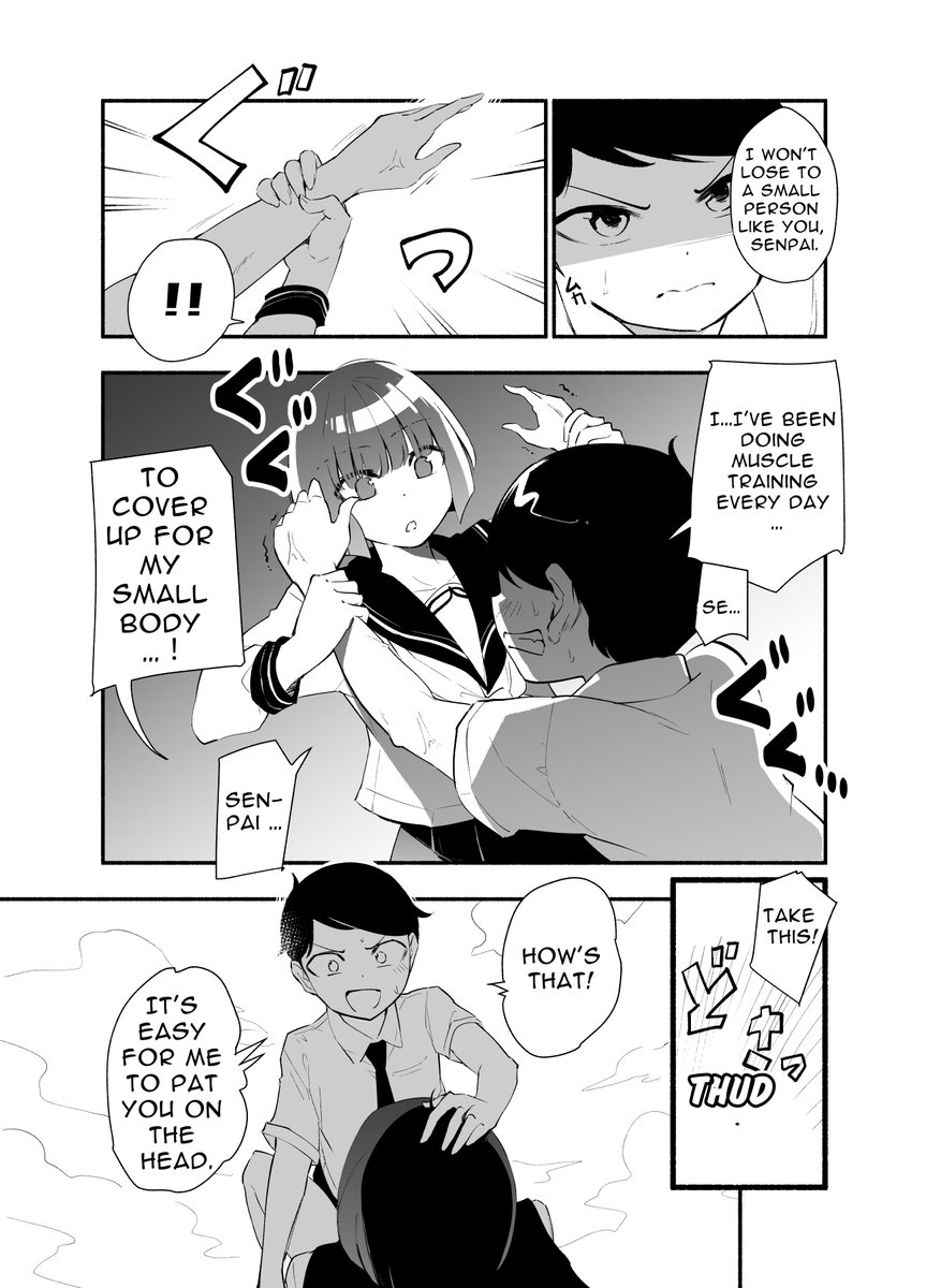 Tall girl Kohai & Short Boy Senpai
Episode 1(2/2)