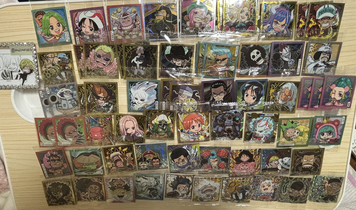 muimui0618's tweet photo. ONEPIECE ワンピース ウエハース 交換

譲 画像1

求 画像2 
サンジ キング ギア4 ルフィ 過去弾 ロー https://t.co/34B1Vctd1k