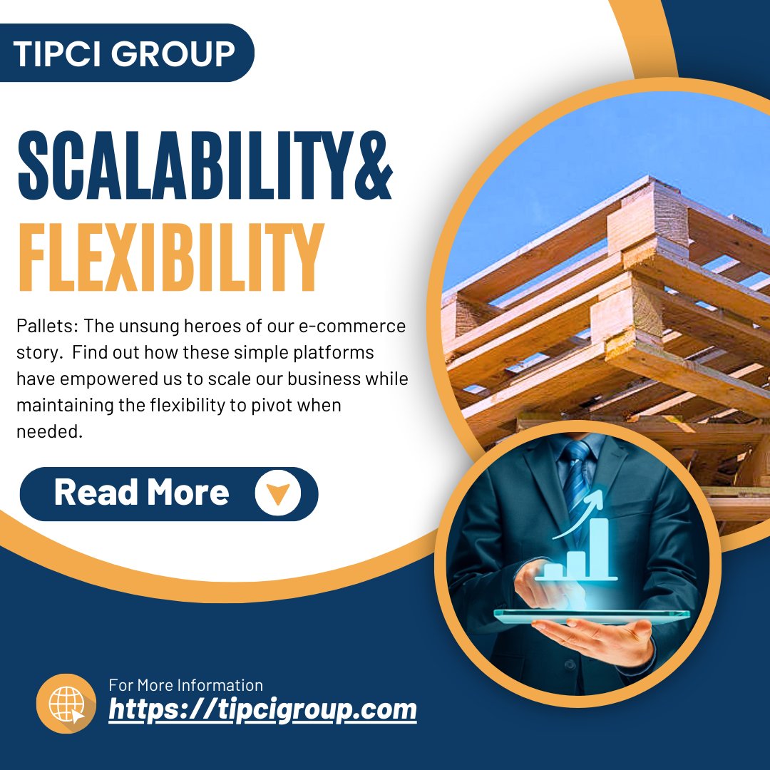 tipcigroup's tweet photo. Scalability and Flexibility with Pallets and E-Commerce Businesses 📈

Scaling Up Your E-Commerce Game: Unleashing the Power of Pallets! 💼💻 Dive into the world of limitless possibilities as we explore the dynamic duo of scalability and flexibility in e-commerce.🌐✅ https://t.co/RnyTdwYwSN