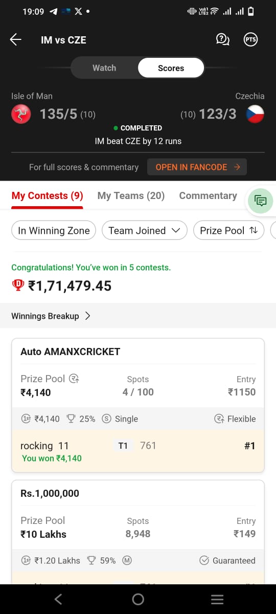 dream11_expertt's tweet photo. We are doing back-to-back clean sweeps (SL & GL) Join now for free teams - https://t.co/TY58Y9NI3e
#Dream11 #ESTvsDEN #QUTvsBOB #ITAvsSWE #DYNvsMAR #CANvsPAN #SERvsEST #DATvsGGI #SWEvsDEN #BLIvsPEA #ASRvsSZN #BERvsCAY #ITAvsSER #MGWvsSBS https://t.co/WIr61sqi3t
