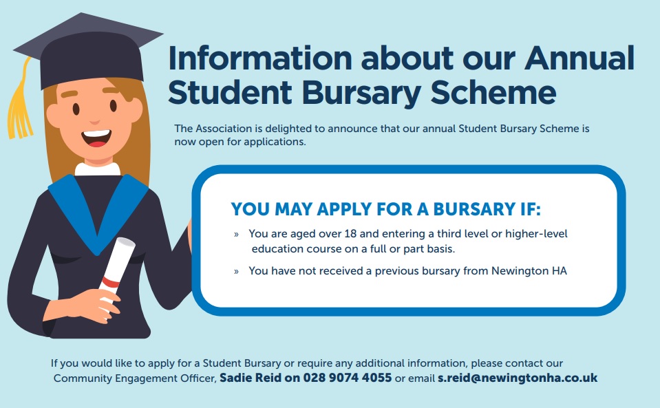 Our annual Student Bursary Scheme is still open for applications. For further information, please visit: newingtonha.co.uk/newington-has-… #EducationMatters #EducationForAll