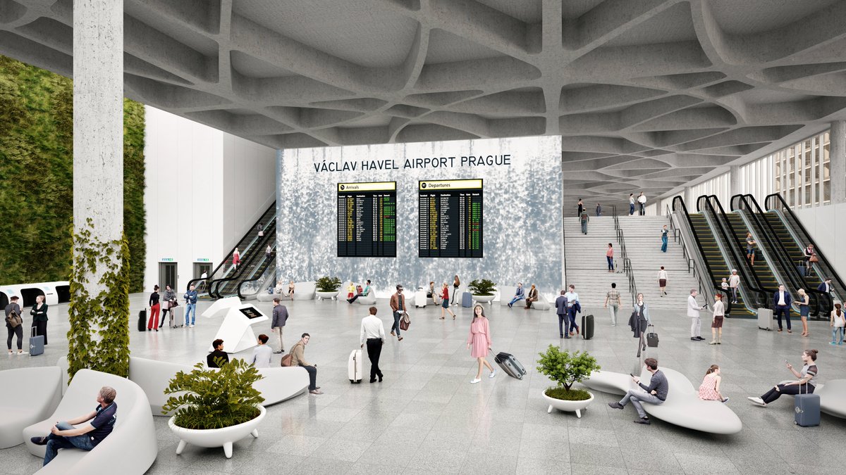 Prague Airport (@pragueairport) on Twitter photo Faster check-in, a better range of services, bespoke parking, and new direct connections ✈️. <a href="/PragueAirport/">Prague Airport</a> has presented plans for its development. As a result, passengers can look forward to greater comfort when travelling, starting during their journey to the airport 🚄. Faster check-in, a better range of services, bespoke parking, and new direct connections ✈️. <a href="/PragueAirport/">Prague Airport</a> has presented plans for its development. As a result, passengers can look forward to greater comfort when travelling, starting during their journey to the airport 🚄.