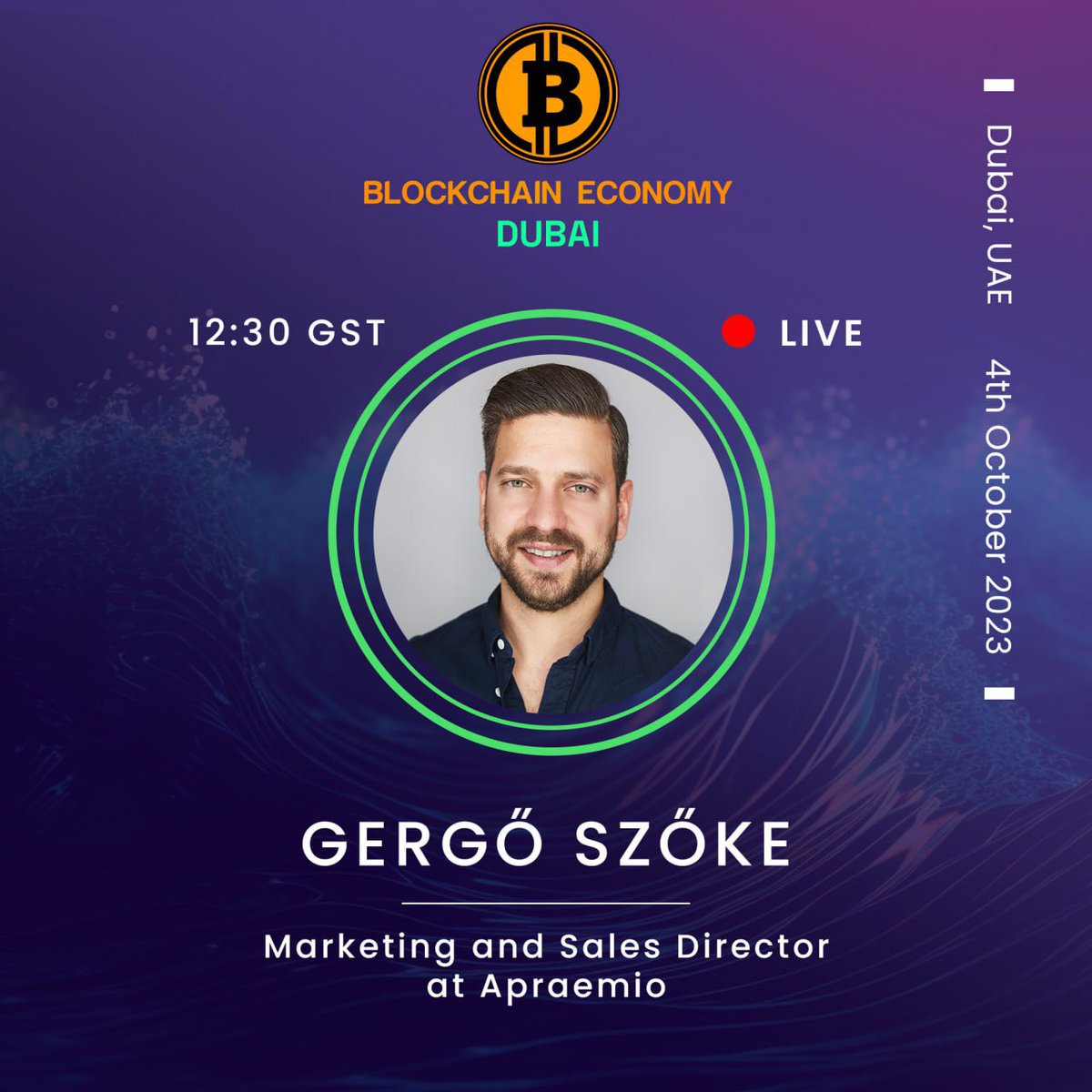Speaking tomorrow at <a href="/BEconomy_HQ/">Blockchain Economy</a>  12:30 GST about WEB3 adoption!