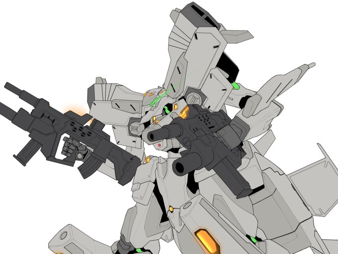 単色なので各部に差し色を追加 