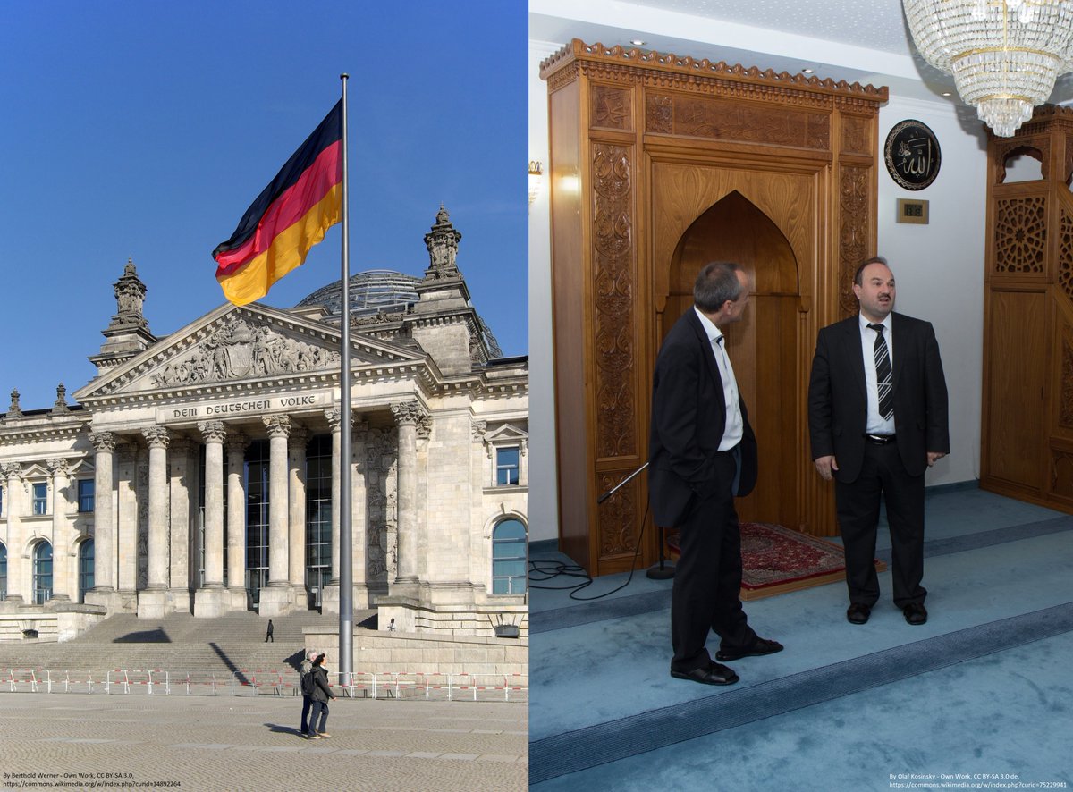 #OnThisDay: Today is #GermanUnityDay, marking the end of the division between East and West Germany in 1990. It is also Open Mosque Day in 🇩🇪 when many of the country’s c. 2500 mosques encourage a visit🕌