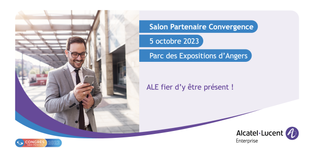 JPPrimard's tweet photo. .@ALUEnterprise sera présent au salon Convergence le 5 octobre 2023. Une occasion unique pour nos partenaires adhérents du groupe de découvrir les nouveautés Cloud, Réseaux et Communications d'Alcatel-Lucent Enterprise. #WhereEverythingConnects https://t.co/Mqco2akHRV https://t.co/GakeDXFCQp