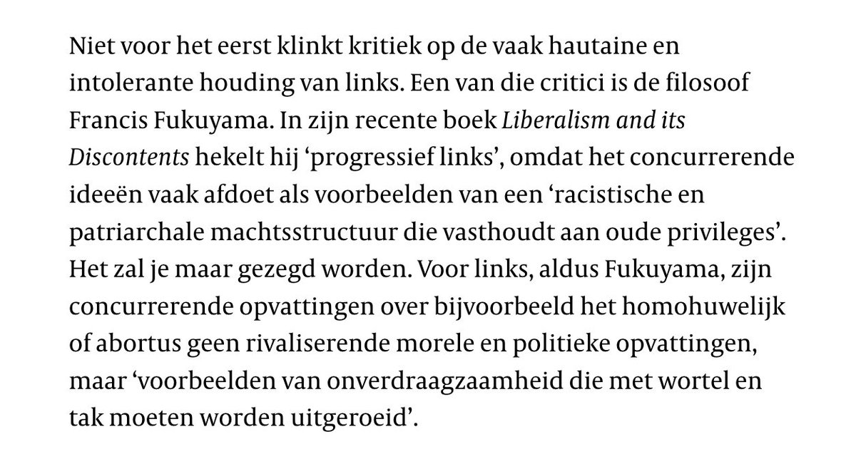 teunvoeten's tweet image. Hoe linkser, hoe intoleranter, fanatieker, enger

Interessant opiniestuk in Volkskrant

Daarom zijn mensen met utopische idealen vaak t gevaarlijkste zoals #Islamisten en #Communisten en #ExtinctionRebelion 

In mijn Mexico studie ging ik in op de utopische wortel van het kwaad