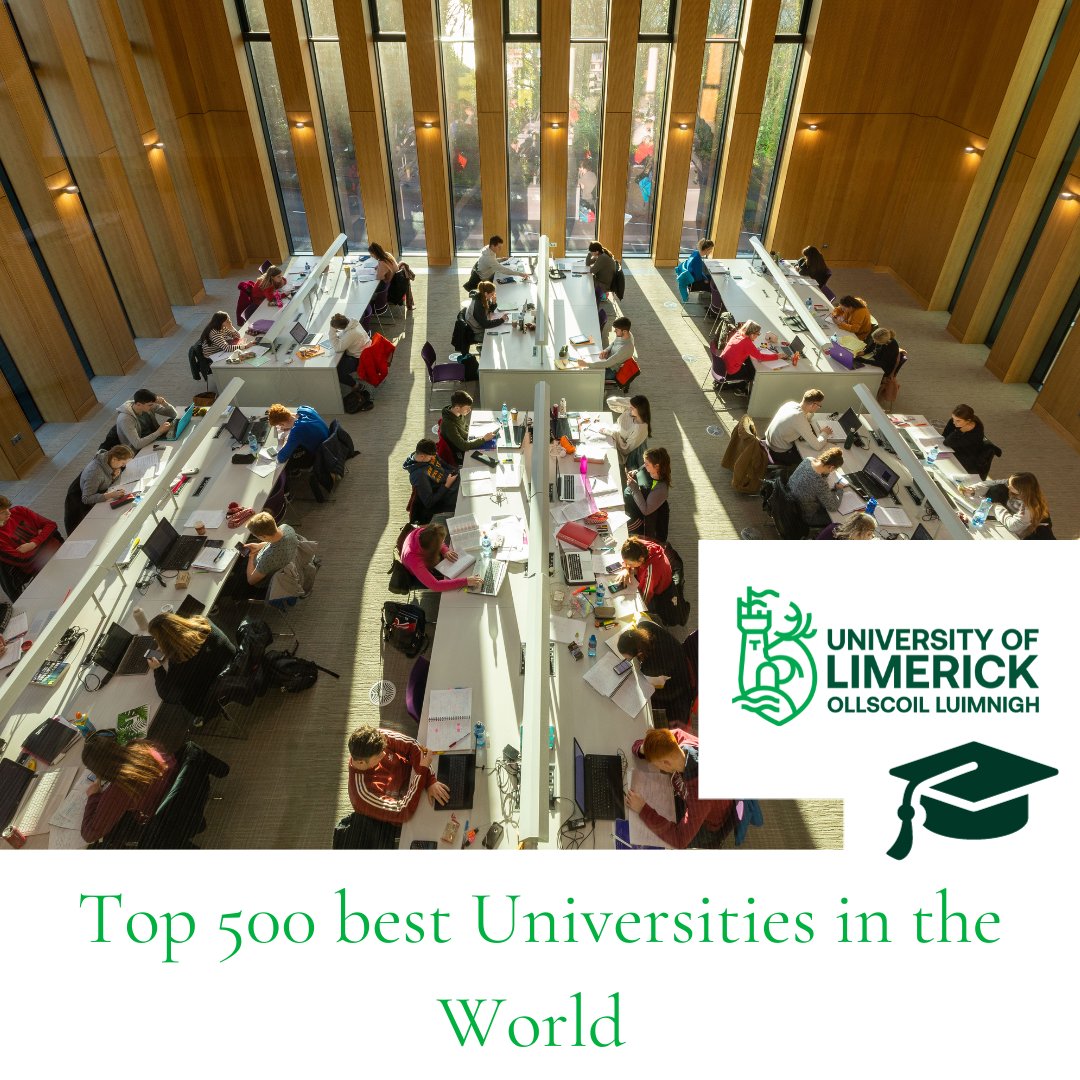 UL was voted in the Top 500 best Universities in the World 🥳

#studyabroad #studyatul #erasmusplus #ul #ulglobal #universityoflimerick #top500 #TimesHigherEducation #THE