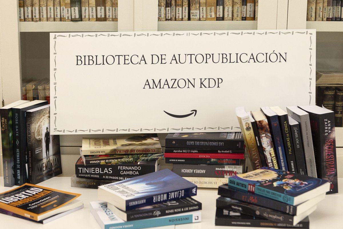 AmazonNewsES's tweet photo. Amazon y la @fortegamaranon  crean la primera Biblioteca de Autopublicación en España, apoyando a autores independientes y celebrando 10 años del #PremioLiterarioAmazonStoryteller. ¡Un nuevo paso para la literatura y la creatividad en español!📚📖 #KDP https://t.co/UooMQzknXI