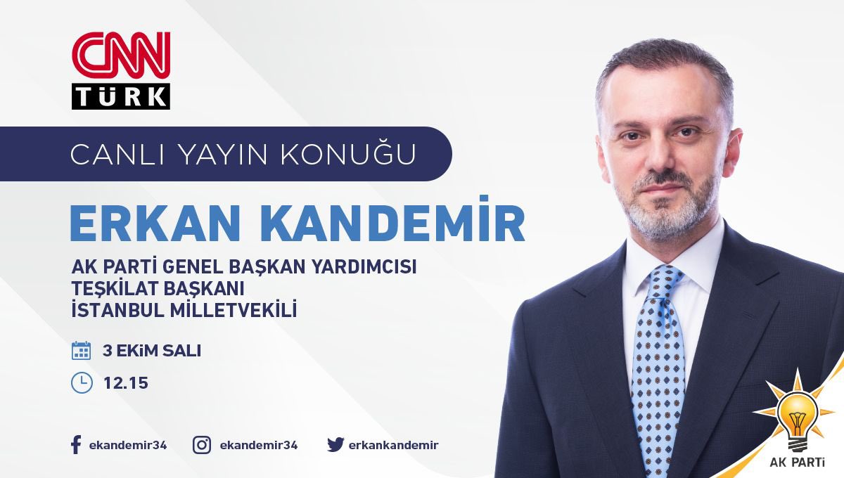 Birazdan CNN Türk’deyiz, bekleriz.